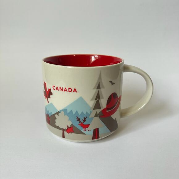 STARBUCKS 2016 Canada Coffee Tea Mug 14 fl oz You Are Here Collection NWOB - Picture 2 of 7